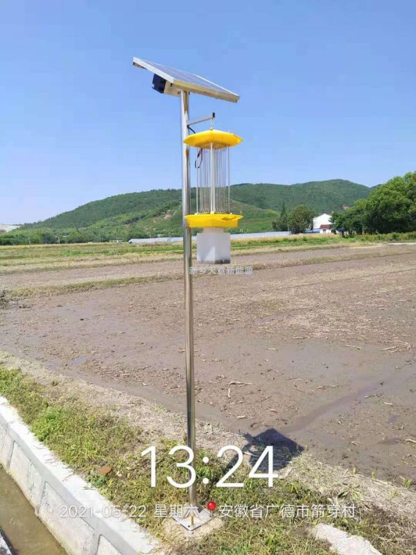 各地農(nóng)業(yè)農(nóng)村局紛紛引進天意太陽能殺蟲燈、自動蟲情測報燈